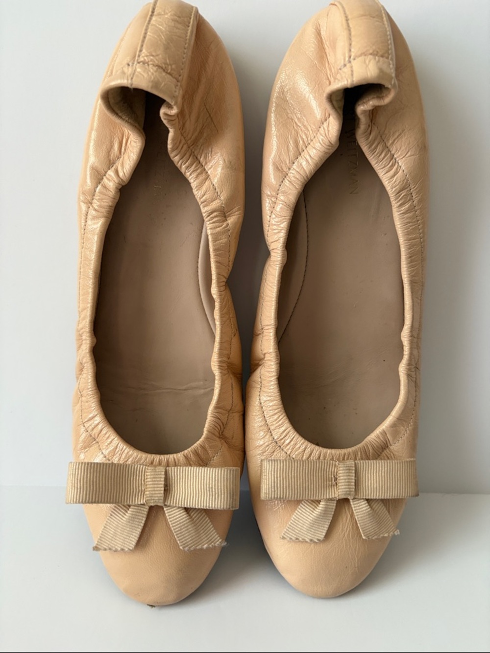 Stuart Weitzman raven ballet flats in blush size 7.5
